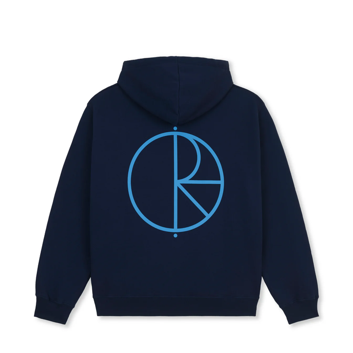 HOOD FLEECE DAVE STROKE LOGO DARK BLUE