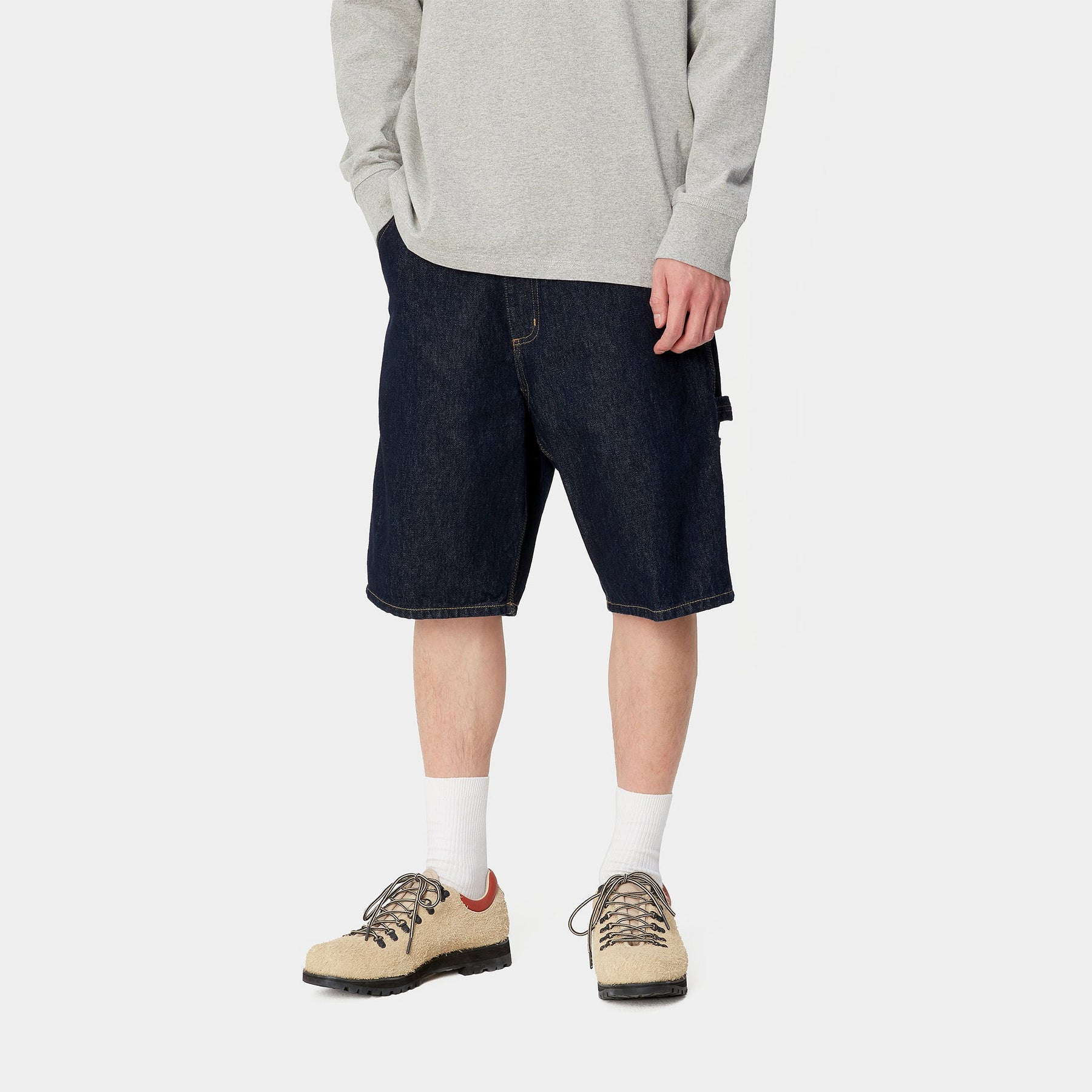 SHORT CARHARTT WIP SINGLE KNEE BLUE RINS