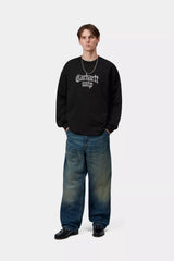 CTA CARHARTT WIP L/S  BLACKLETTER BLACK