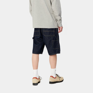 SHORT CARHARTT WIP SINGLE KNEE BLUE RINS