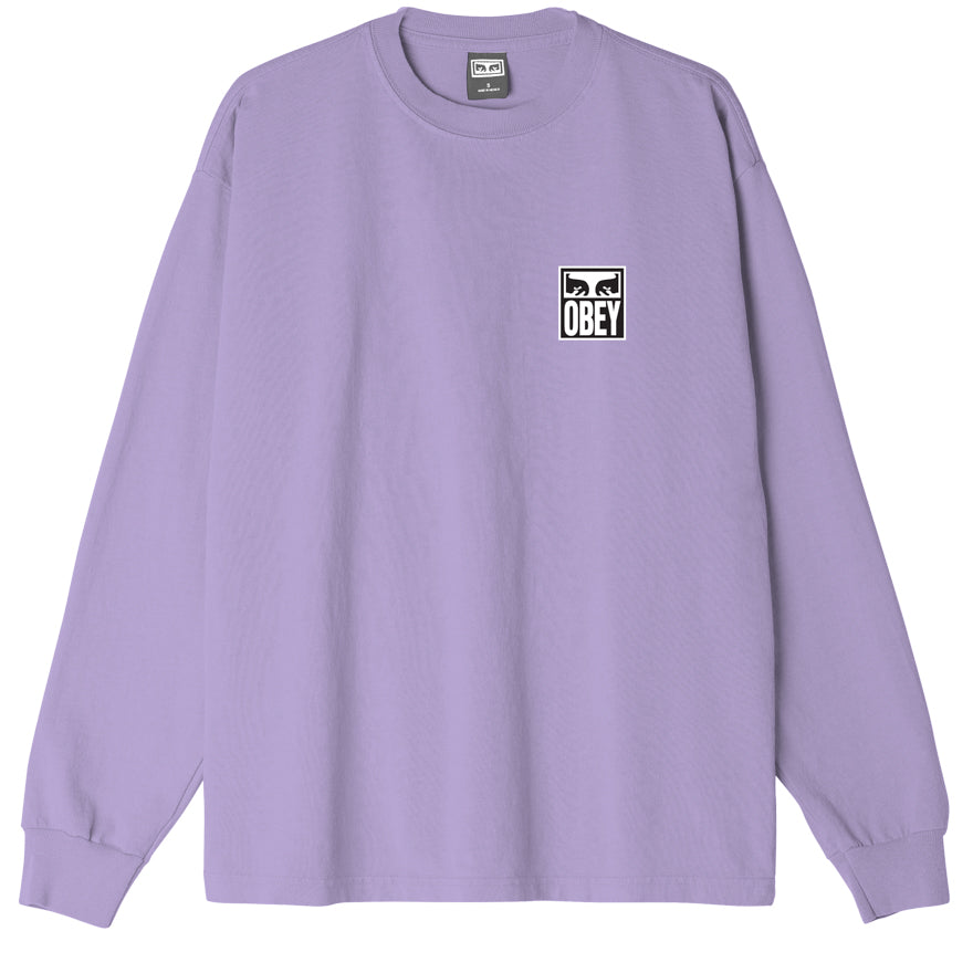 CTA OBEY L/S EYES ICON 2 LAVENDER