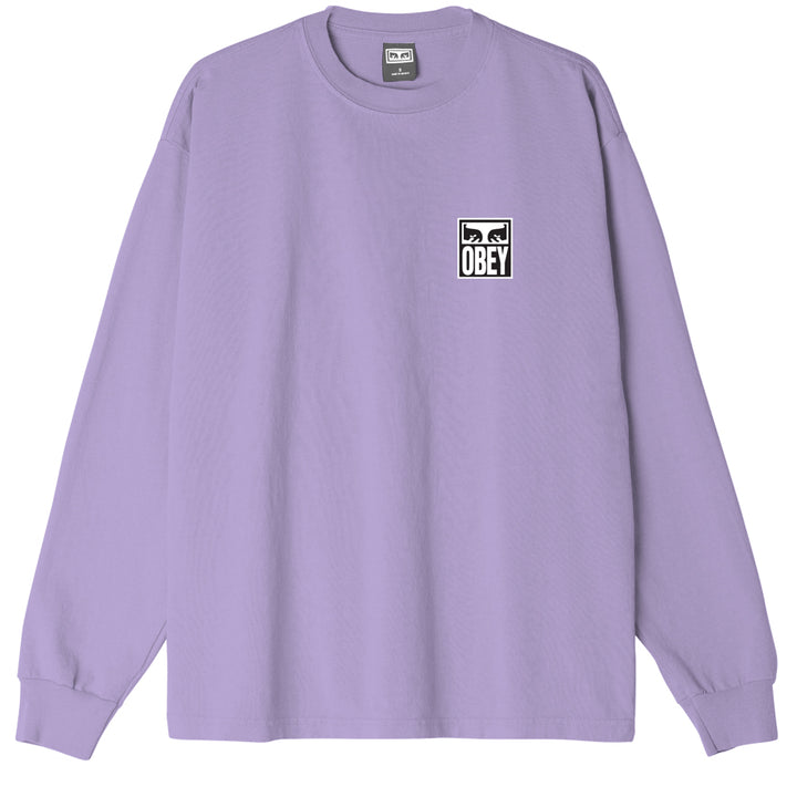 CTA OBEY L/S EYES ICON 2 LAVENDER