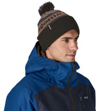 GORRO PATAGONIA POWDER TOWN PARK STRIPE MARLOW BROWN