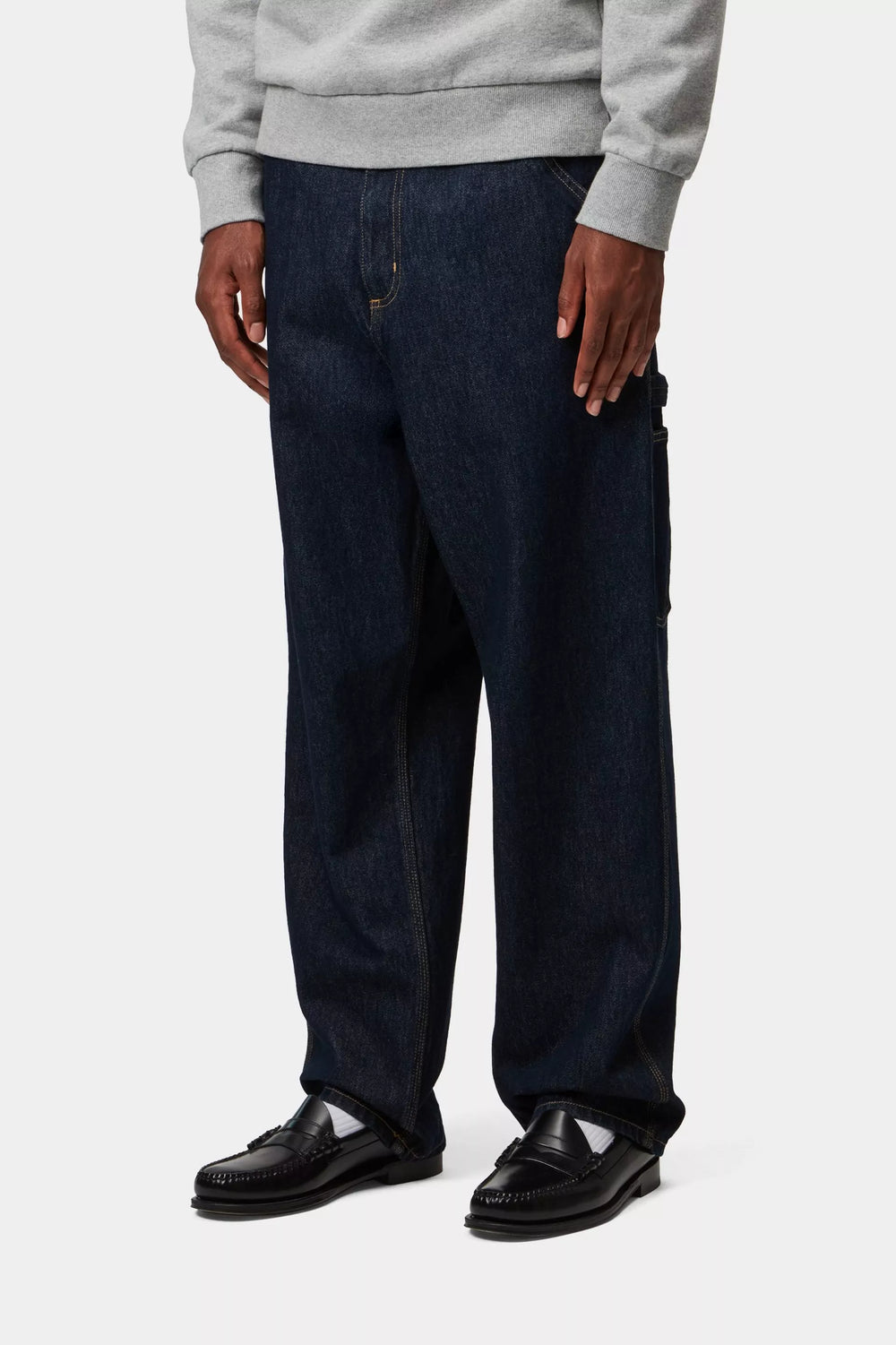 PANT CARHARTT WIP SINGLE KNEE BLUE RINSE