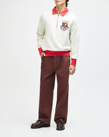 HALF ZIP DEUS ALL OTHERS LIGHT GREY