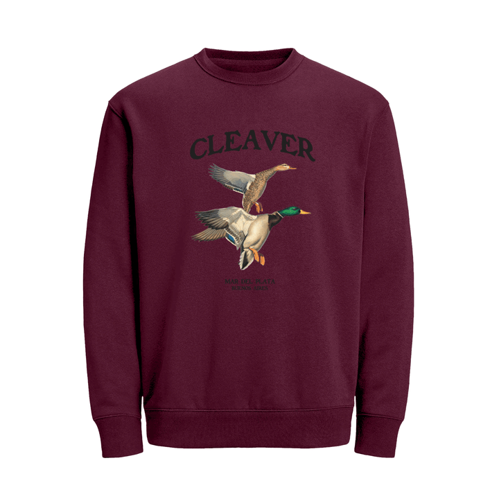 CREW CLEAVER DUCK BURGUNDY