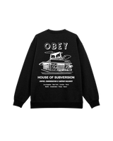CREW OBEY HOUSE OF SUBVERSION BLACK