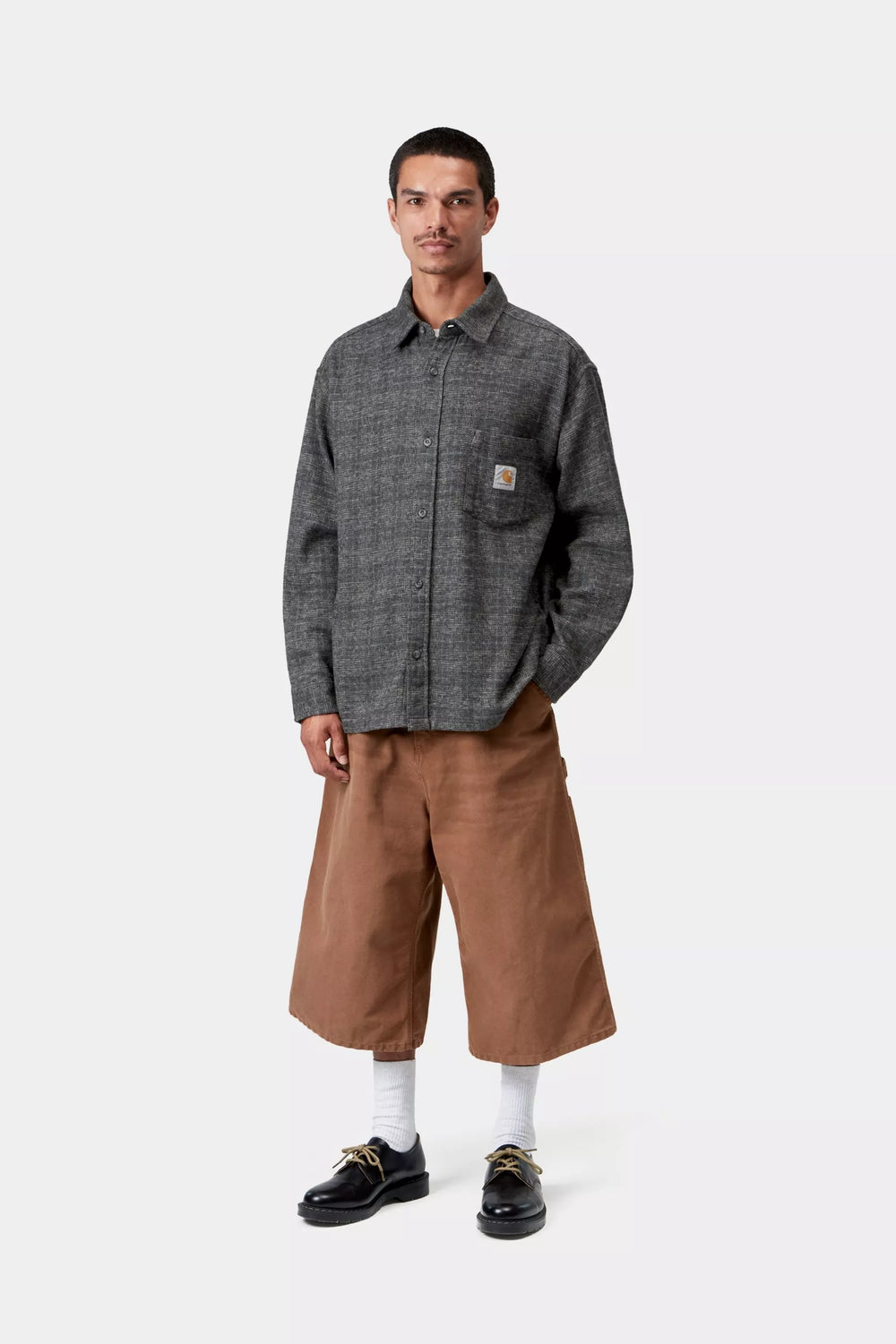 CMA CARHARTT WIP BAGLEY CHECK BLACK