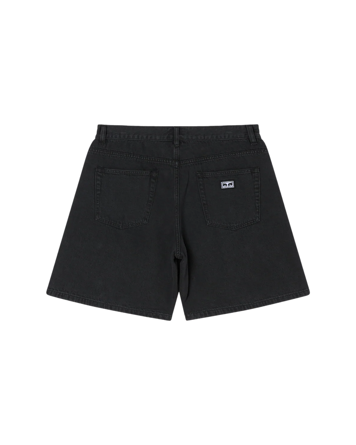 SHORT OBEY EMERSON WASHED BLACK