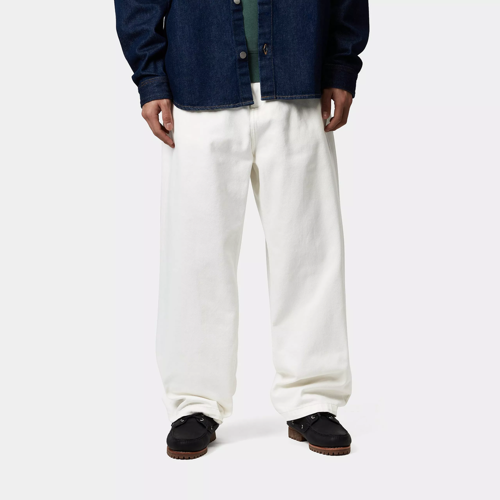 PANT CARHARTT WIP BRANDON WHITE RINSED