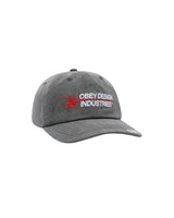 OBEY INDUSTRIES VELCRO PIGMENT BLK CAP
