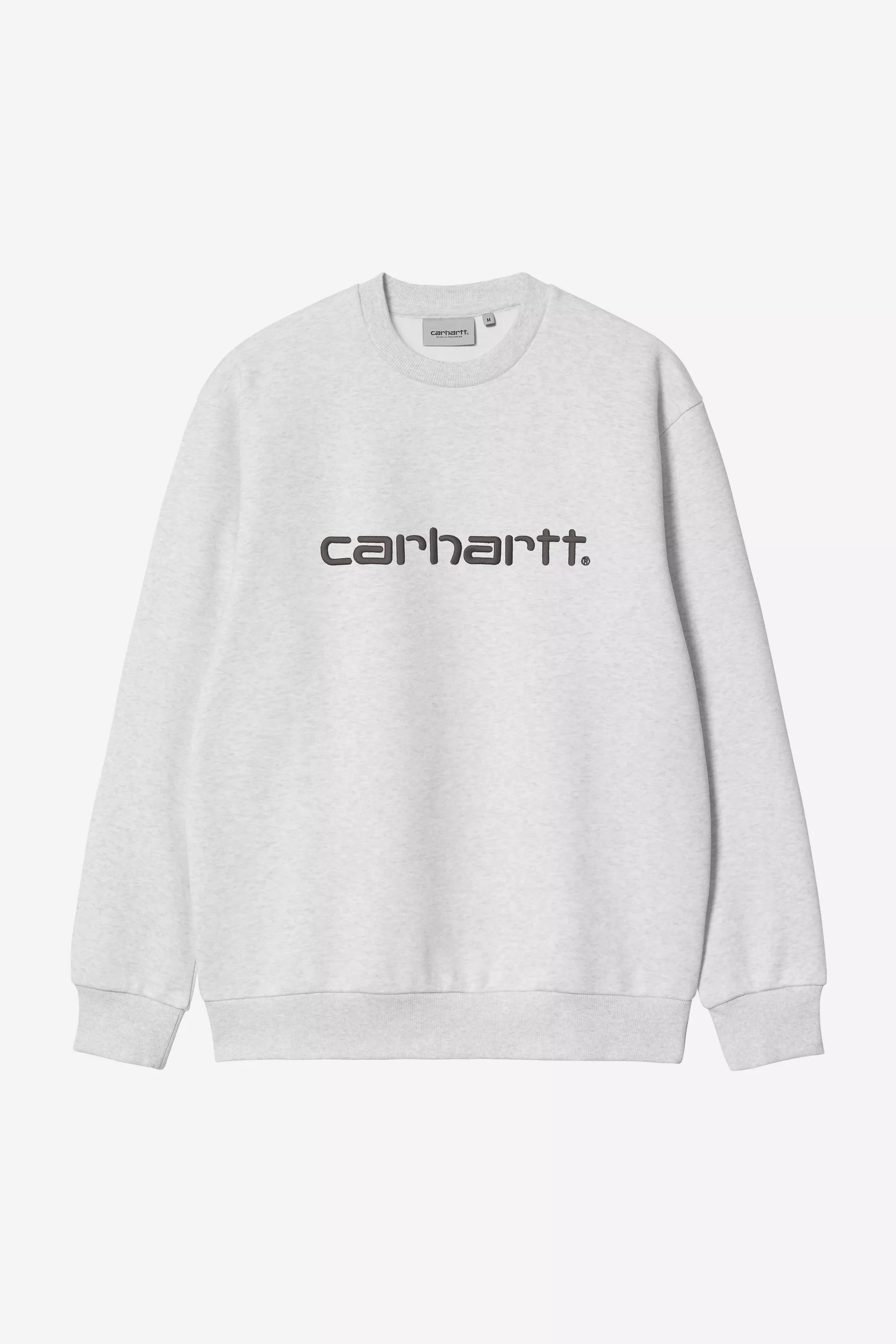 CREW CARHARTT WIP SWEAT ASH/GRAPHITE