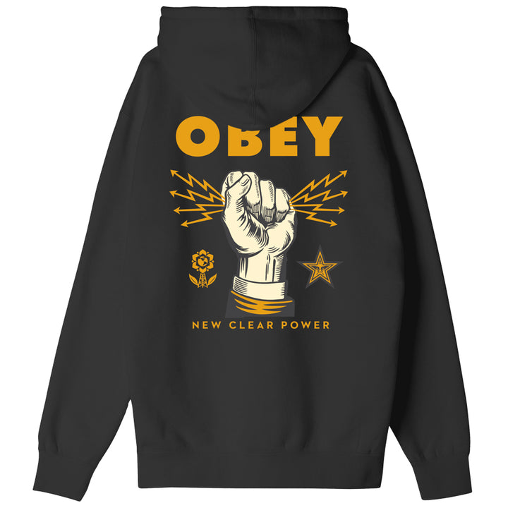 HOOD OBEY NEW CLEAR POWER BLACK