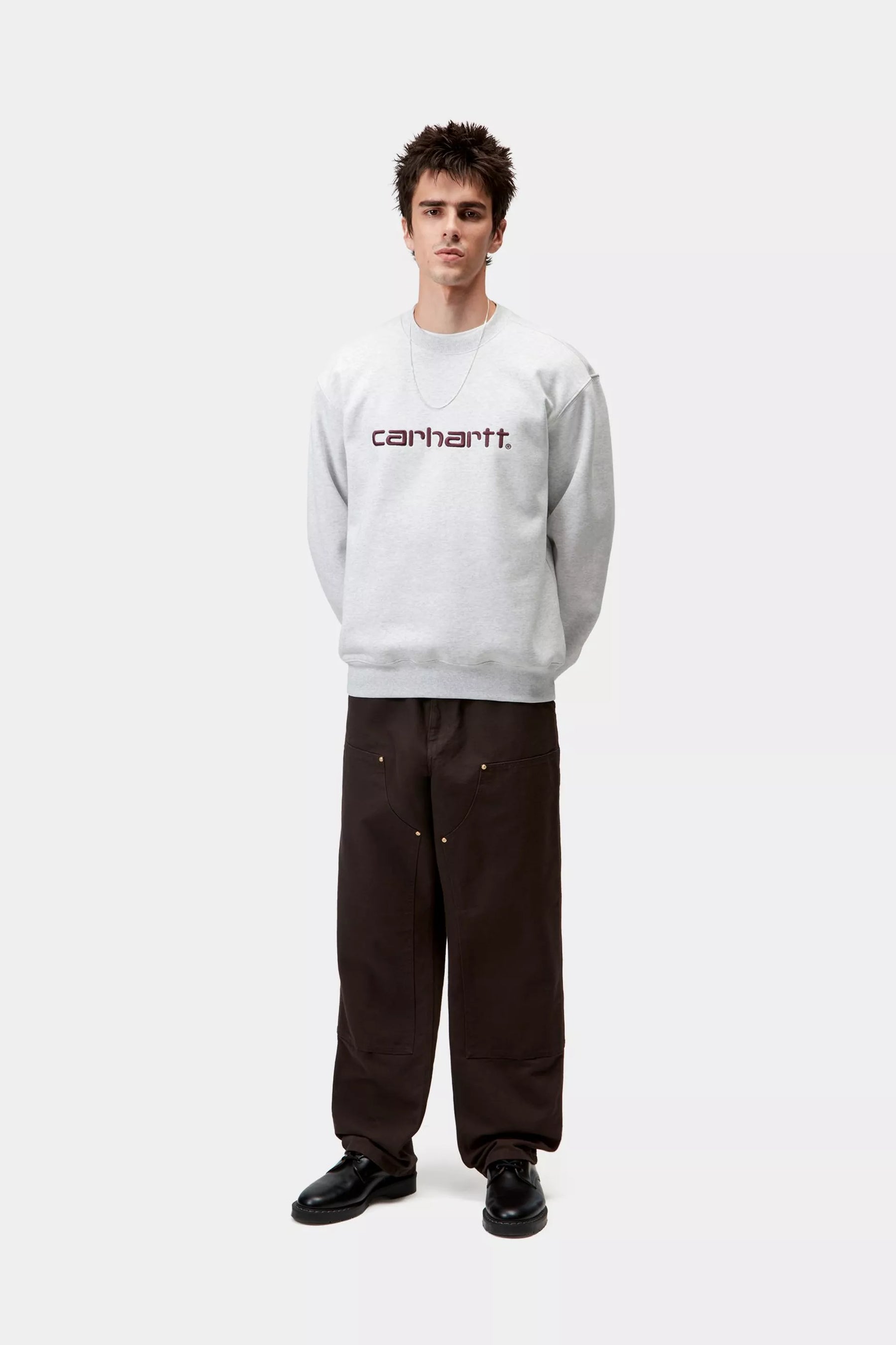 CREW CARHARTT WIP SWEAT ASH/RONDO