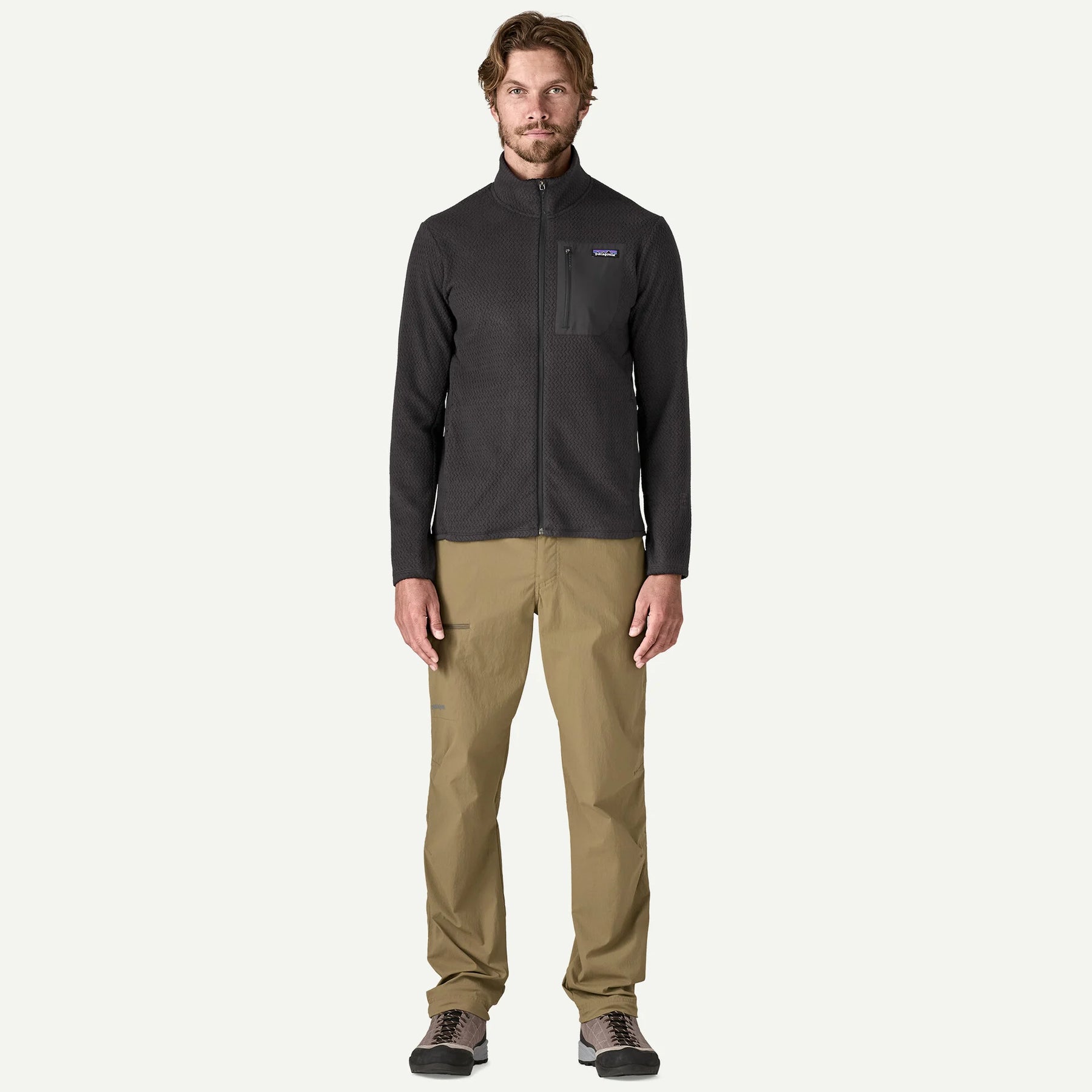 PATAGONIA R1 AIR FLEECE JKT BLK