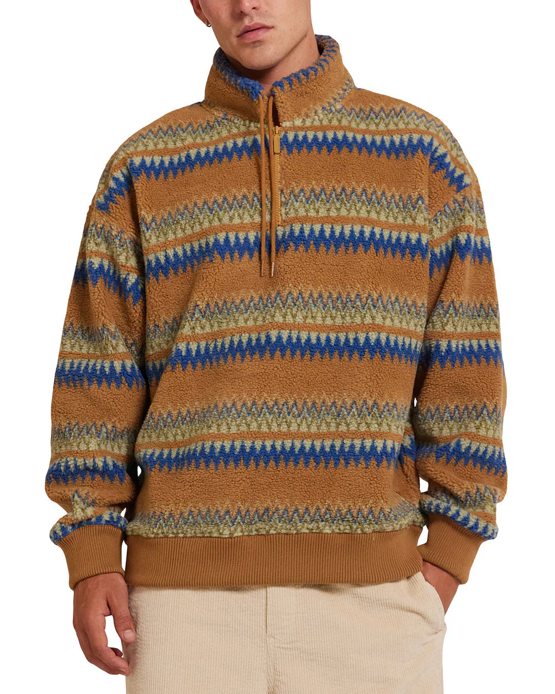 SWEATER DEUS DYLAN POLAR MULTI STRIPE