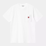 CTA CARHARTT WIP POCKET HEARTH WHITE/RED