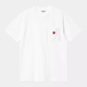 CTA CARHARTT WIP POCKET HEARTH WHITE/RED
