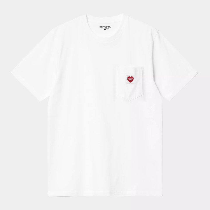 CTA CARHARTT WIP POCKET HEARTH WHITE/RED