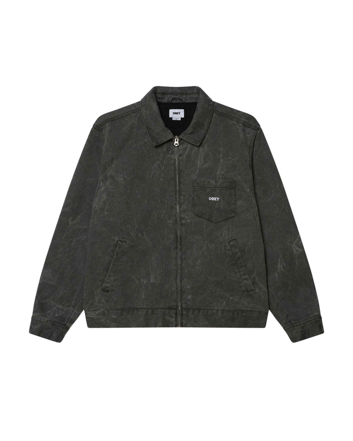 CHT OBEY WORKMAN BLACK WRINKLE WASH