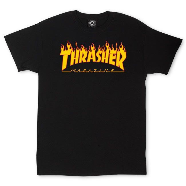 CTA THRASHER FLAME LOGO BLACK