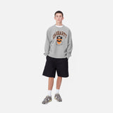 CREW CARHARTT WIP LAZY DUCK GREY HEATHER