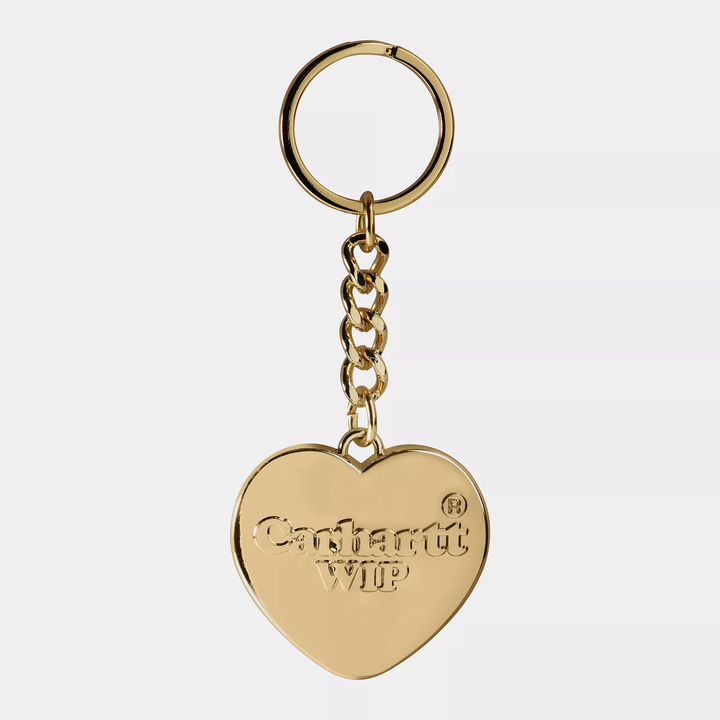 CARHARTT WIP HEART KEYCHAIN GOLD KEYCHAIN