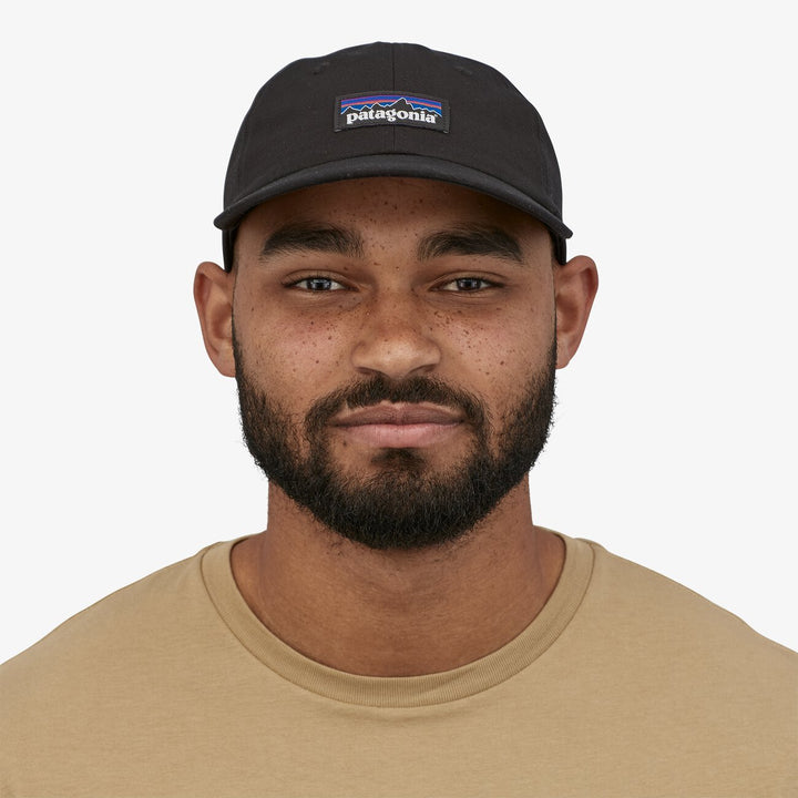 PATAGONIA P-6 LABEL TRAD BLK CAP