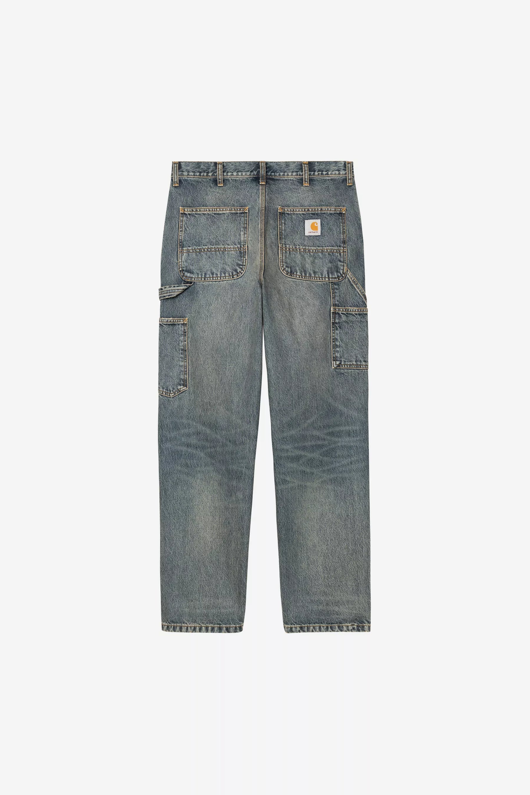 PANT CARHARTT WIP SINGLE KNEE BLUE WORN