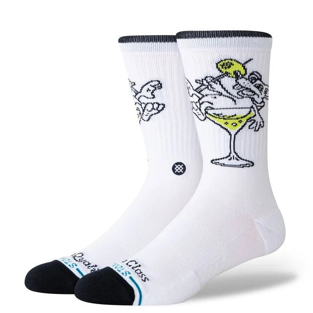 CALCETINES STANCE HIGH QUALITY WHITE