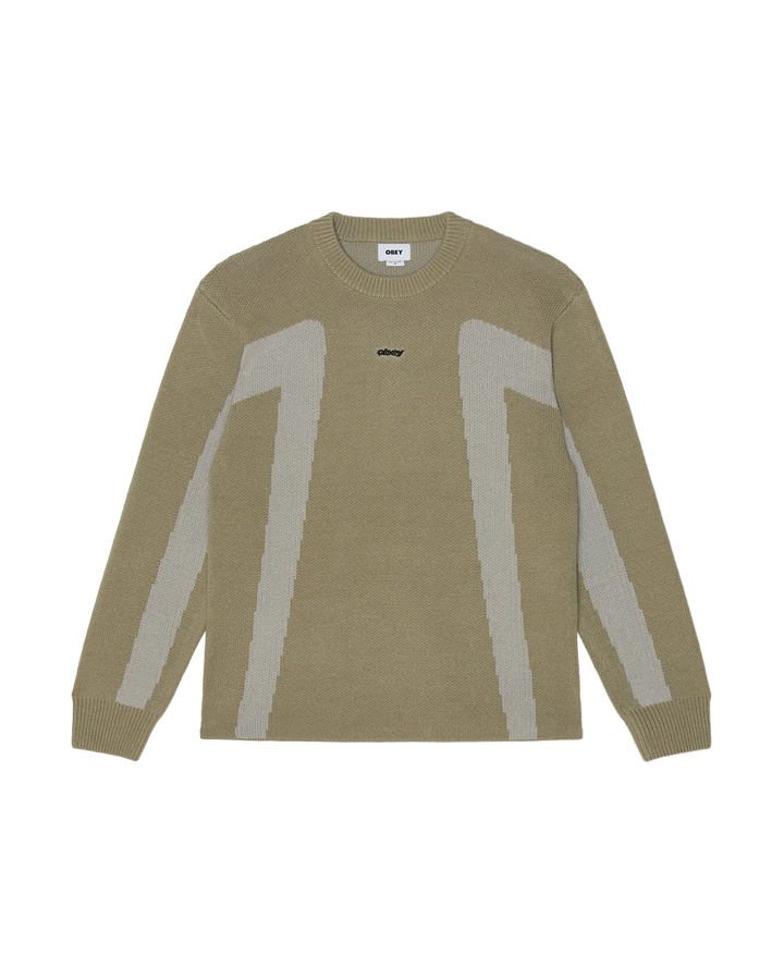 SWEATER OBEY BRANN GREY MULTI