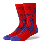 CALCETINES STANCE MAGNETO CREW RED