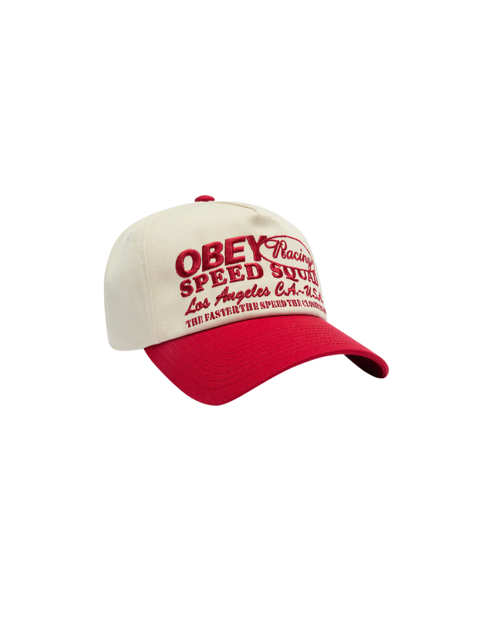 GORRA OBEY SPEED SQUAD TRUE RED