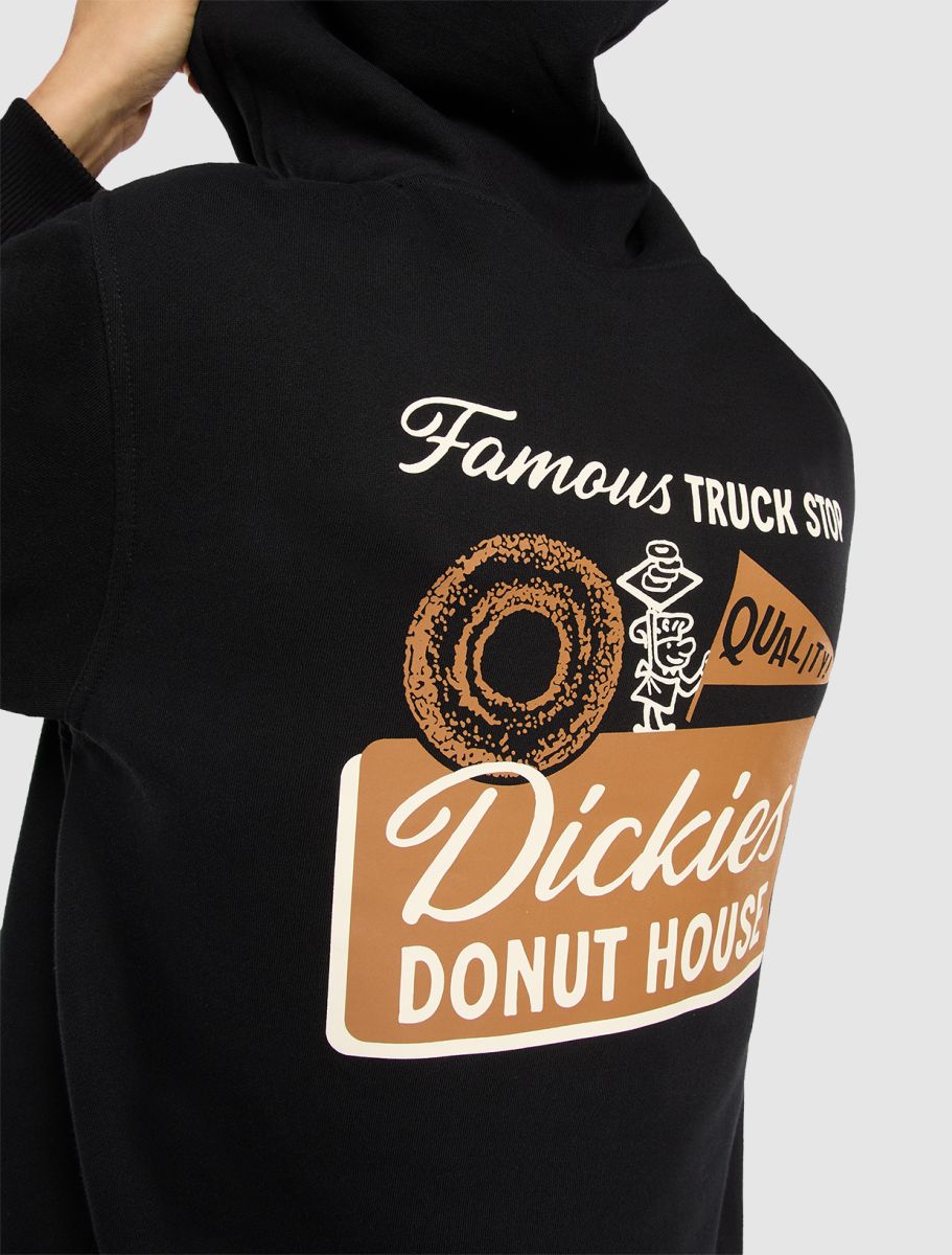 HOOD DICKIES DONUT HOUSE BLACK