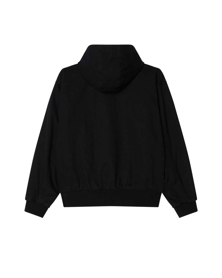 CHT OBEY GLEN ZIP UP BLACK FADED