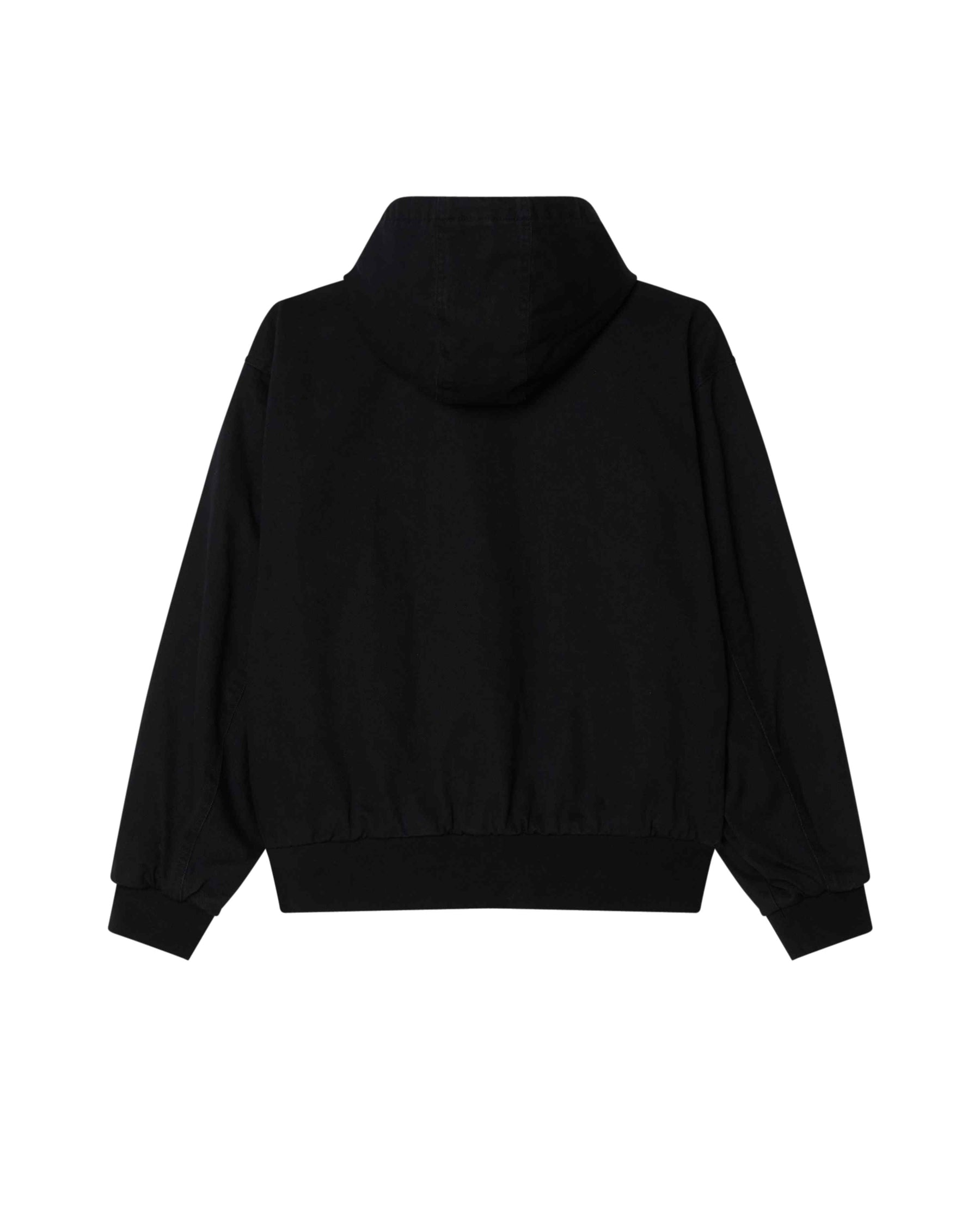 CHT OBEY GLEN ZIP UP BLACK FADED