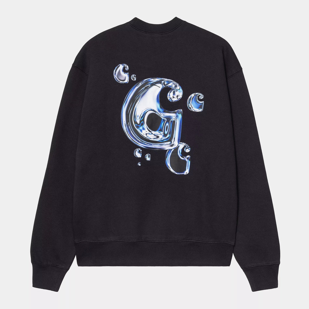 CREW CARHARTT WIP SOLAR CHROME BLACK