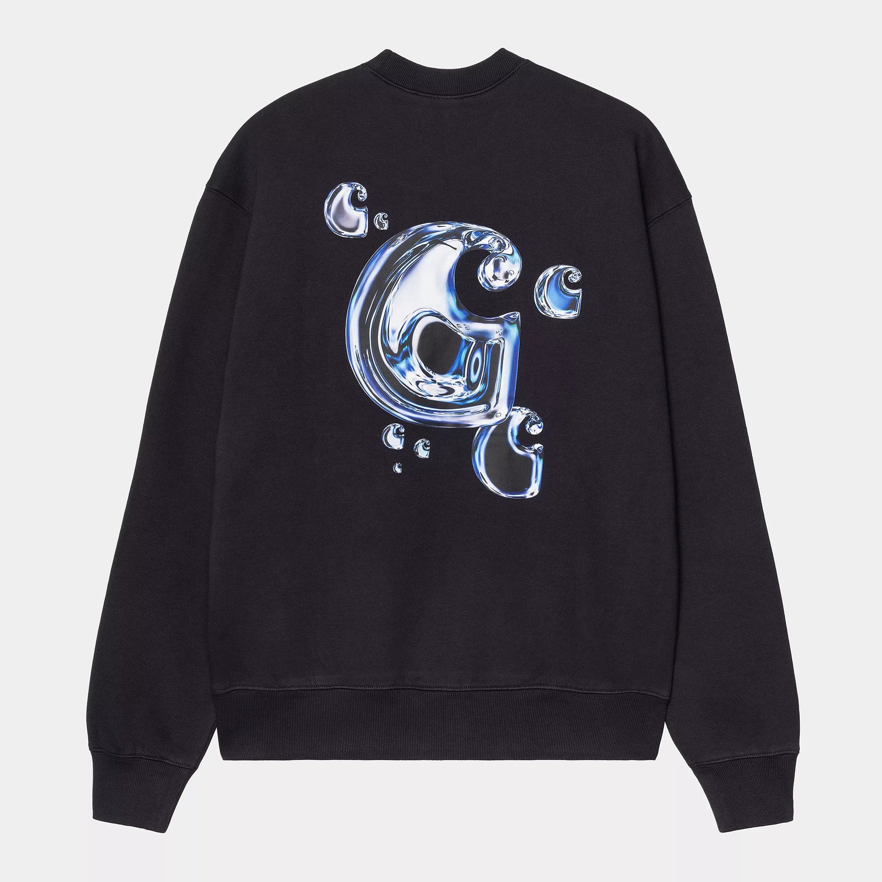 CREW CARHARTT WIP SOLAR CHROME BLACK