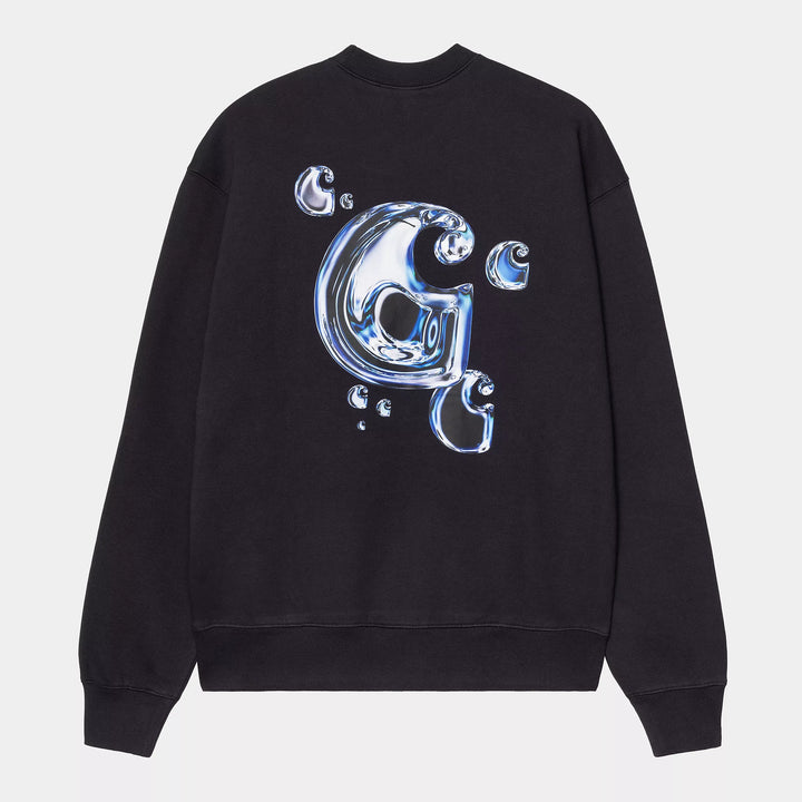 CREW CARHARTT WIP SOLAR CHROME BLACK