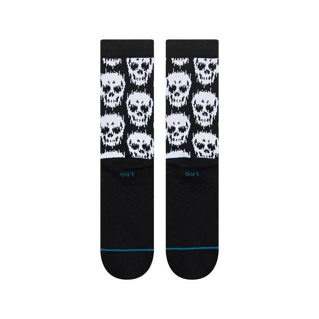 CALCETINES STANCE STATIC SKULL BLACK
