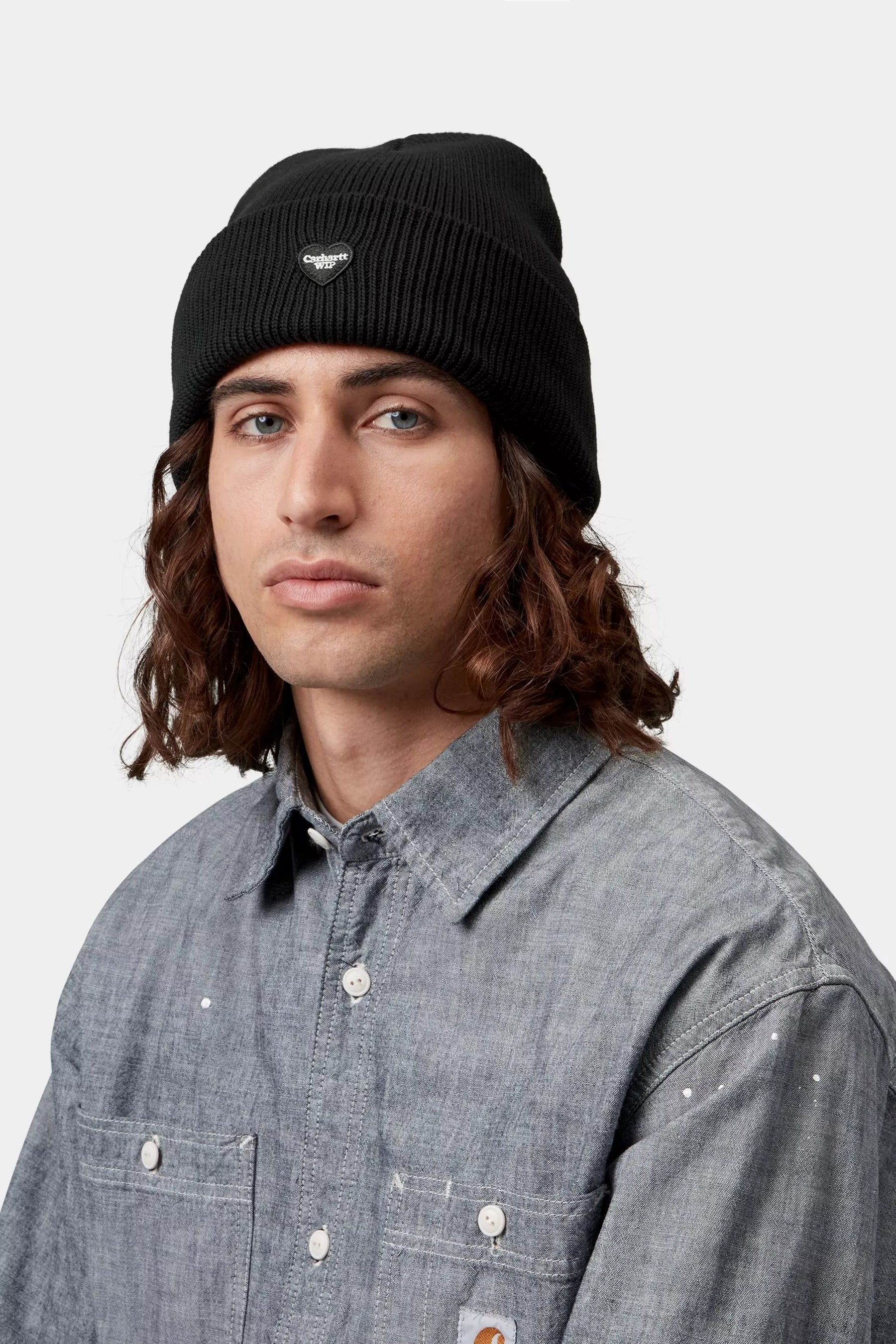 GORRO CARHARTT WIP SMALL HEART BLACK