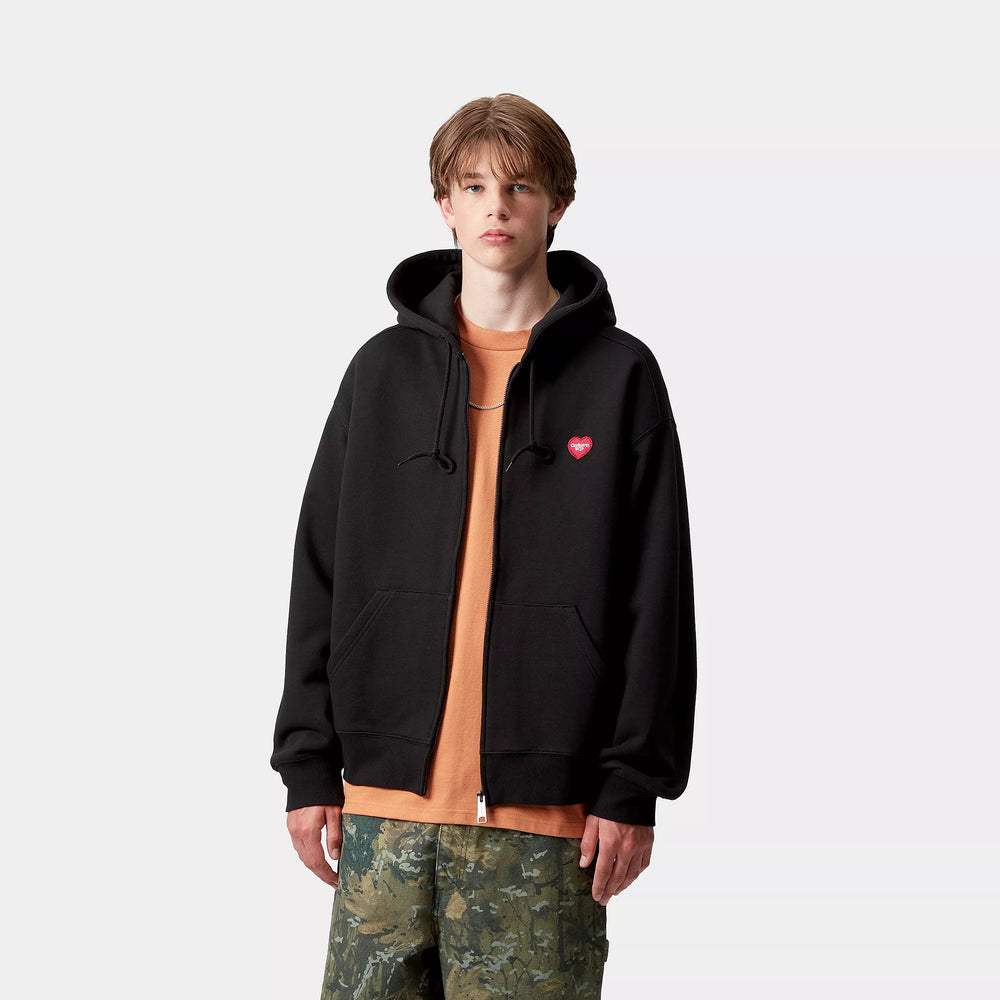 HOOD CARHARTT WIP HEART II HARTT BLACK