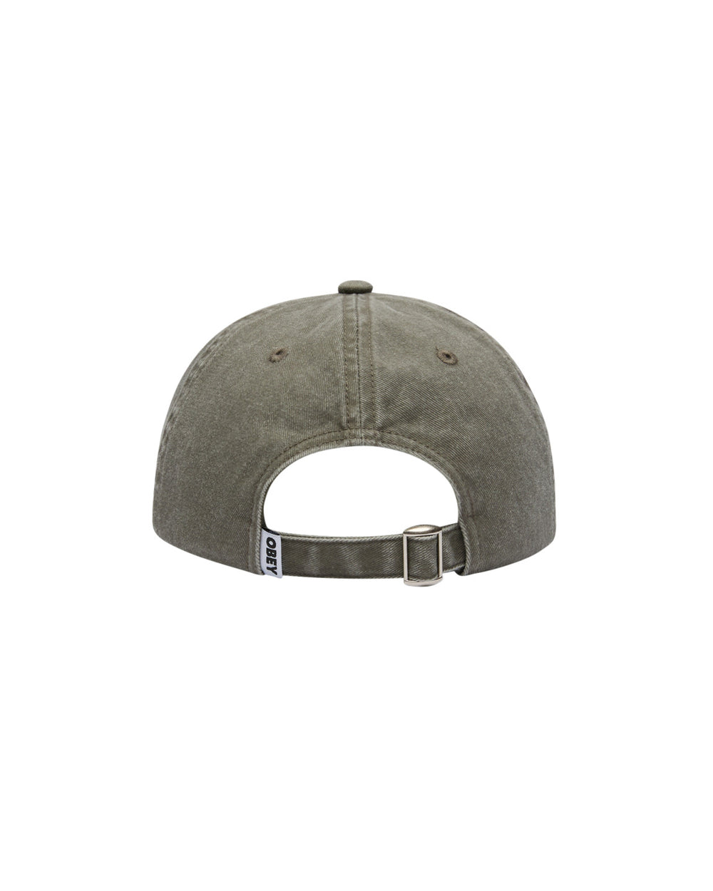 OBEY BOLD LABEL 6P PIGMENT OLIVE CAP