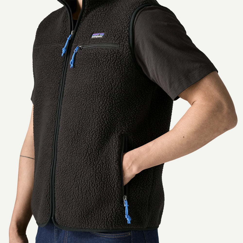 CHT PATAGONIA RETRO PILE VEST BLACK