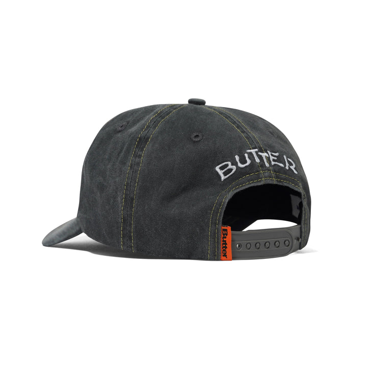 GORRA BUTTER CANINE 5 PANEL WASHED BLK