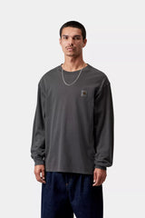 CTA CARHARTT WIP L/S VISTA BLACK DYED