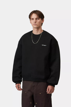 CREW CARHARTT WIP EBBERT BLACK/WHITE