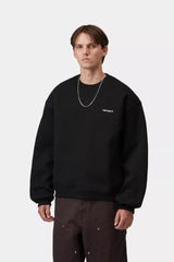 CREW CARHARTT WIP EBBERT BLACK/WHITE