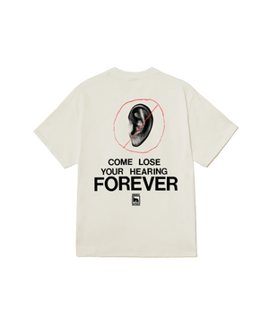 CTA OBEY COME LOSE HEARING VINTAGE WHITE