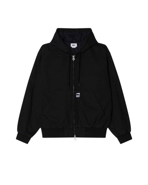 CHT OBEY GLEN ZIP UP BLACK FADED